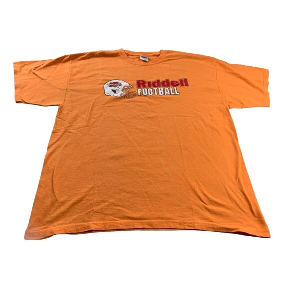 Gildan Other - Riddell Football Men's XL Orange Sportswear T-Shirt Gildan Ultra Cotton